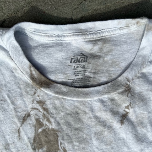 Lakai White Tie Dye T-shirt - Picture 3 of 5